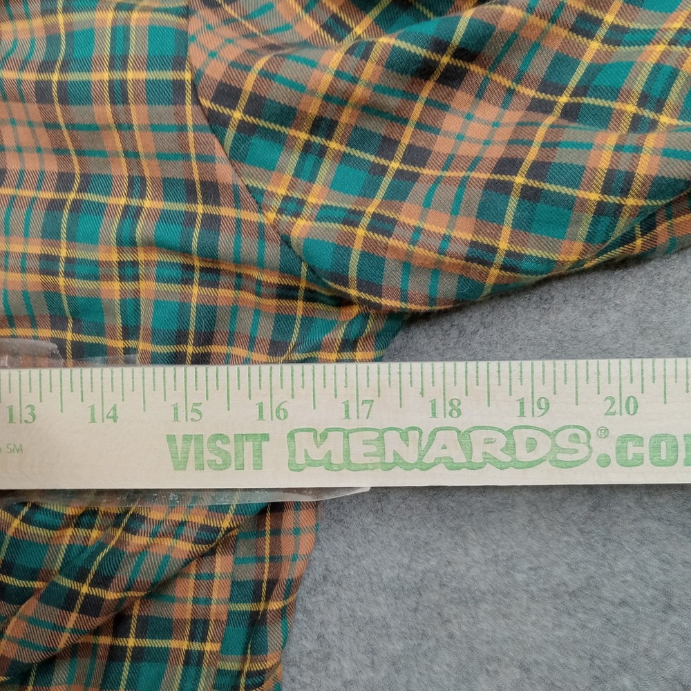 Vintage The East Side Clothing Co. Blouse Womens Medium Brown Plaid Western - Picture 6 of 7